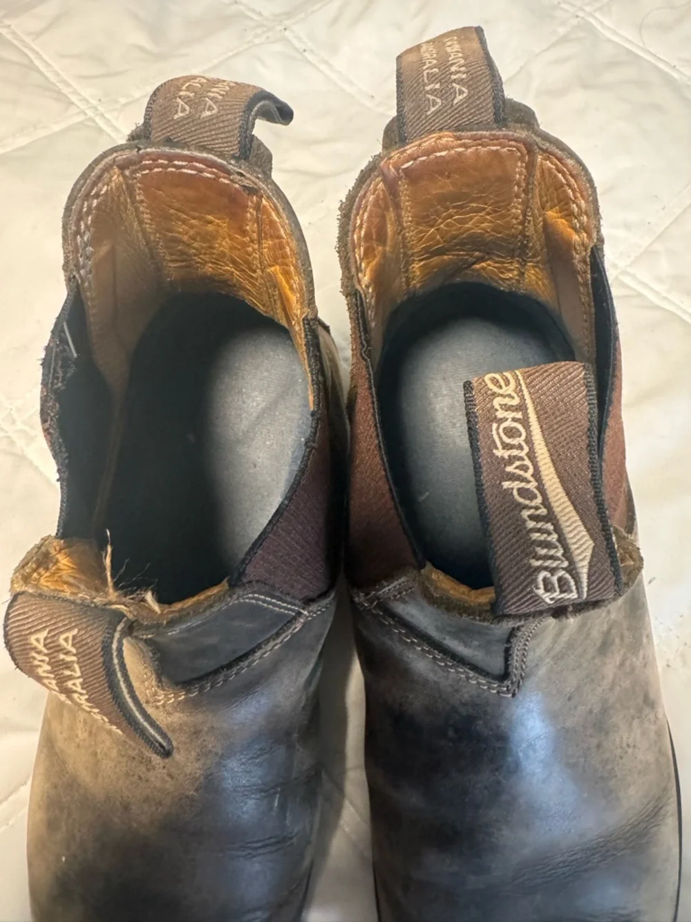 Blundstone Brown Leather Chelsea Work Boots